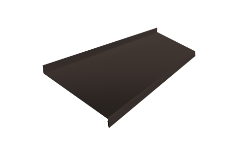 Отлив простой 250 0,5 Velur X RR 32 темно-коричневый (2м)