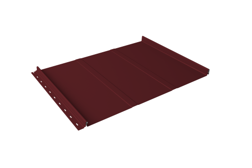 Кликфальц Line Grand Line 0.45 PE с пленкой на замках RAL 3005 красное вино