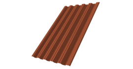 Профнастил HC35R 0.45 Drap RAL 8004 терракота