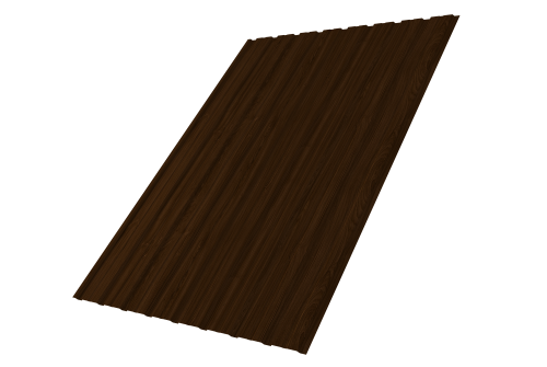Профнастил С10В 0.45 Print Elite Choco Wood TwinColor