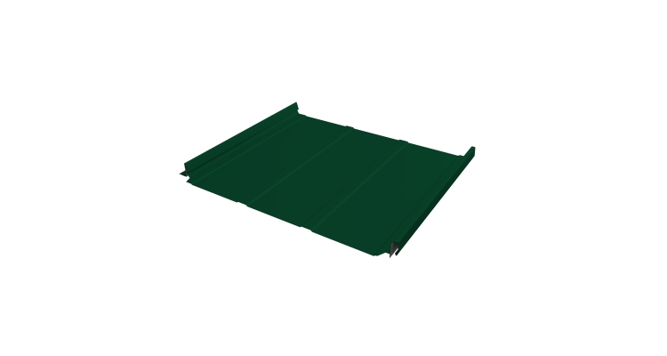 Кликфальц Pro Line Grand Line 0,45 PE с пленкой на замках RAL 6005 зеленый мох