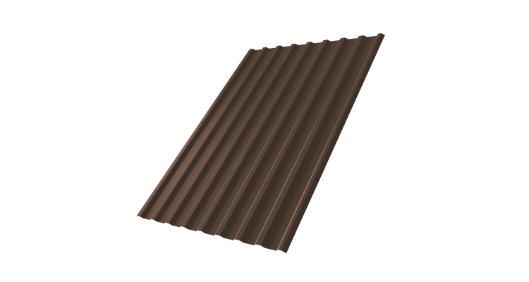 Профнастил С20R 0,5 Drap TX RAL 8017 шоколад