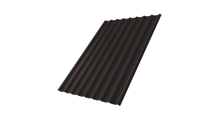 Профнастил С20R 0.45 Drap-double TX RAL 9005 черный