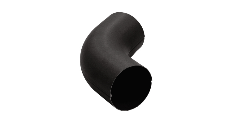 Колено 60 град PU 90 мм Мatt RR 32 темно-коричневый