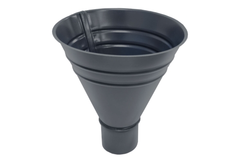 Воронка водосборная большая, 300/100 мм Мatt RAL 7024 мокрый асфальт