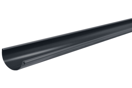 Желоб полукруглый 150 мм 3 м Мatt RAL 7024 мокрый асфальт