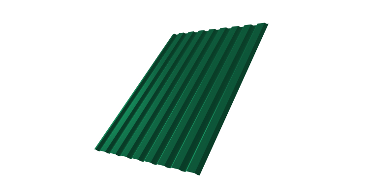 Профнастил С20А 0.45 PE-Double RAL 6005 зеленый мох