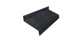 Отлив простой 50 0,45 Print Premium Grey Wood TwinColor (3м)