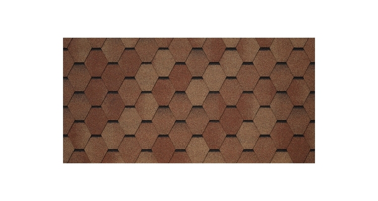 Битумная черепица TEGOLA VENETO terracotta 206 (терракотта)