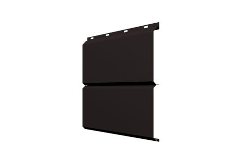 ЭкоБрус 0,345 GL 0.45 Drap ST RAL 9005 черный