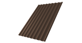 Профнастил С20R 0,45 Drap-double TX RAL 8017 шоколад