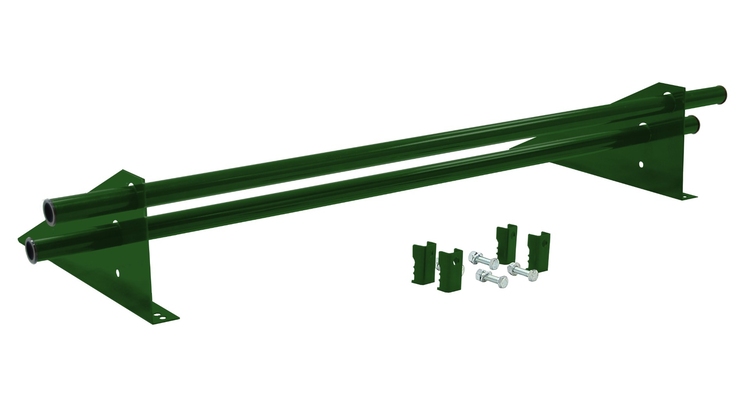 Снегозадержатель трубчатый для фальцевой кровли Optima RAL 6002 1м