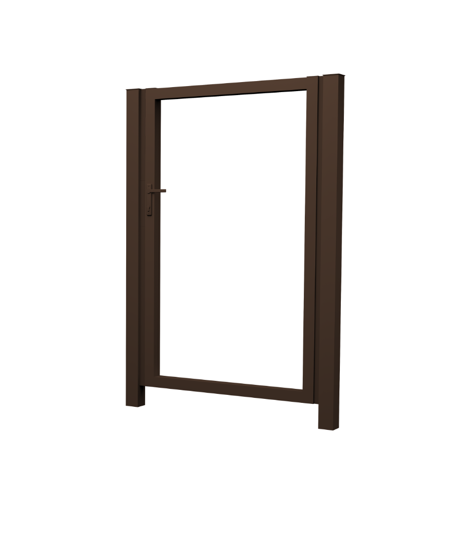 Калитка Жалюзи Texas 2.0х1 RAL 8017 без заполнения (ламель 150 мм)