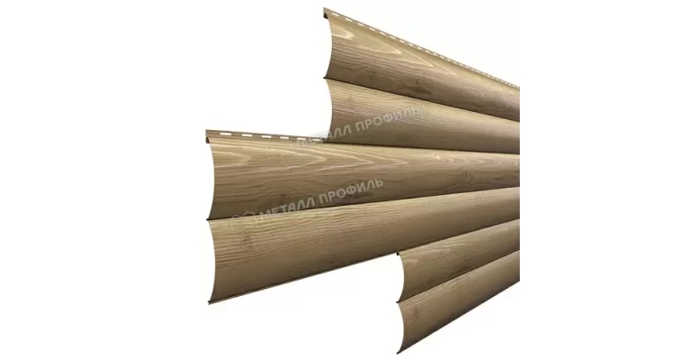 Сайдинг Металл Профиль Woodstock-Н-28х330 (ECOSTEEL_T-01-Сосна-0.5)