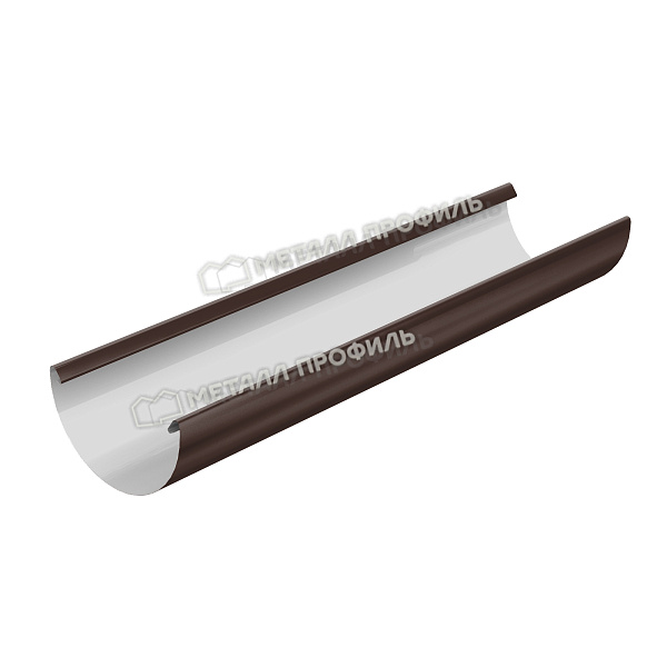 Желоб водосточный Металл Профиль ПРОЕКТ D185х3000 RAL 8017
