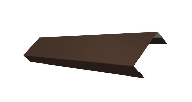 Ламель лицевая 50 забора жалюзи Texas 0.45 PE-Double с пленкой RAL 8017 шоколад