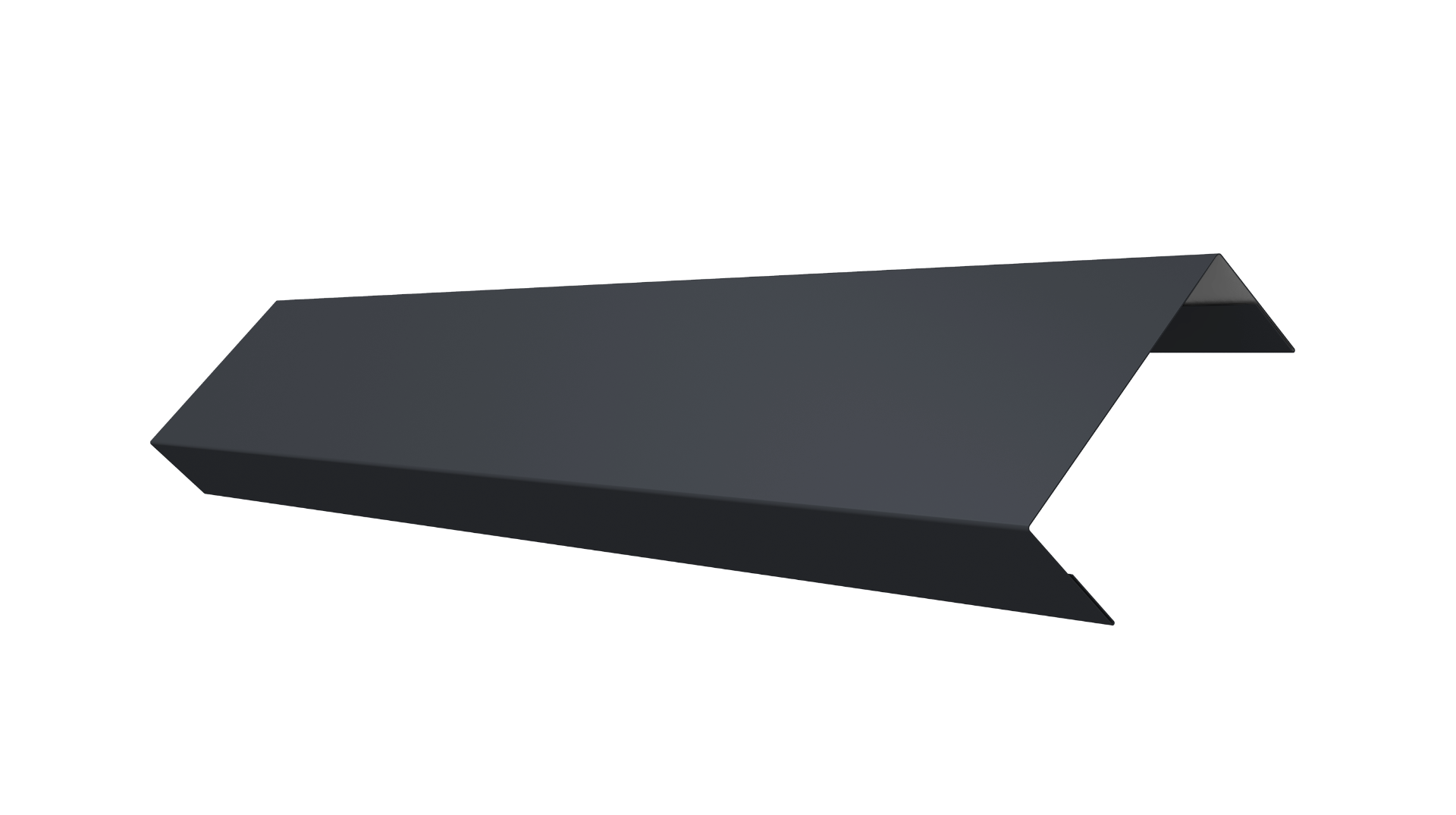 Ламель лицевая 50 забора жалюзи Texas 0.5 Velur X с пленкой RAL 7024 мокрый асфальт