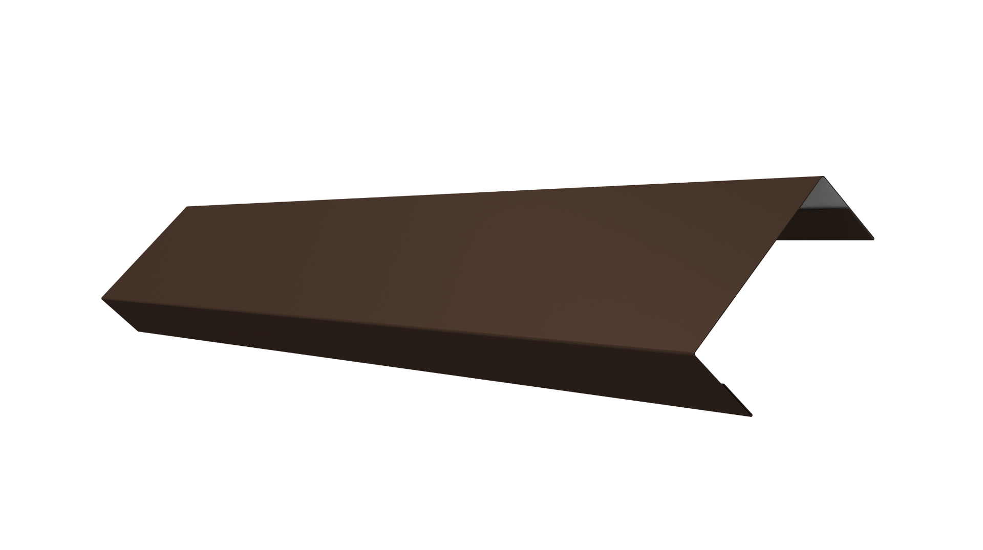 Ламель обратная 50 забора жалюзи Texas 0.5 Satin Matt TX RAL 8017 шоколад