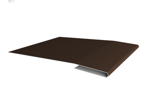 Планка начальная 0,5 Satin с пленкой RAL 8017 шоколад (2м)