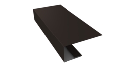 J-Профиль 18мм 0,45 Drap TR RR 32 темно-коричневый (3м)