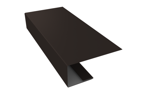 J-Профиль 18мм 0,5 Satin с пленкой RR 32 темно-коричневый (2м)