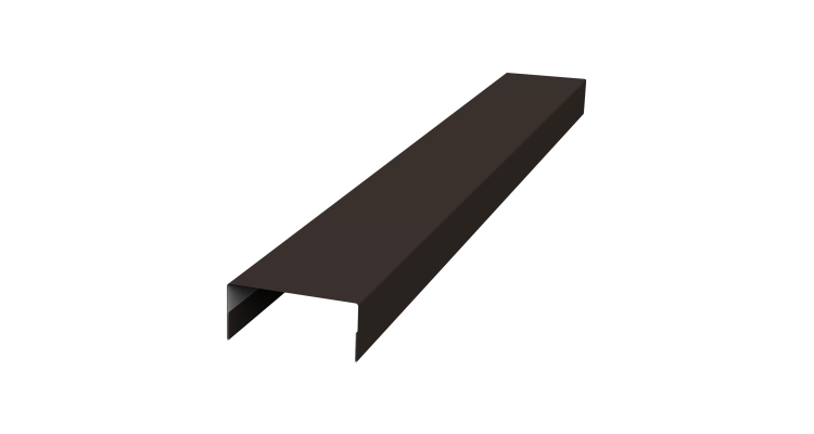 Крышка 30х15 жалюзи Texas 0,45 Drap RR 32 темно-коричневый (3м)