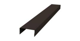 Крышка 45х20 жалюзи Texas 0,45 Drap TX RR 32 темно-коричневый (3м)