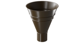 Воронка водосборная Stal Premium, каштан