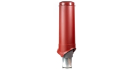 Выход вентиляции Krovent Pipe-VT 125/700 изолированный красный