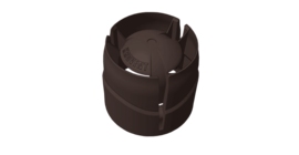 Колпак Krovent Hupcap 110 new коричневый