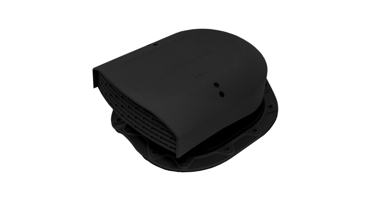 Вентиль кровельный Muotokate Grand Line - KTV черный