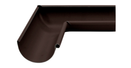 Угол желоба внутренний GL PE Matt 90 гр 125 мм RR 32 темно-коричневый