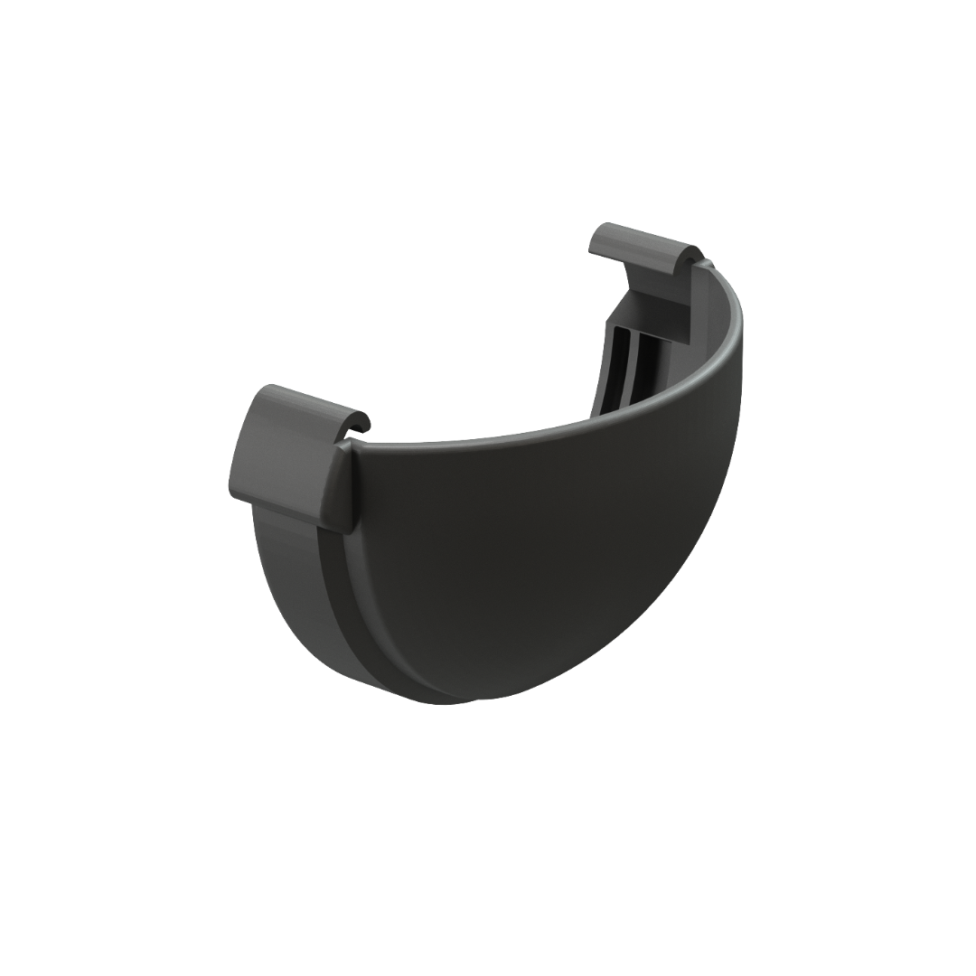 Заглушка желоба Lux, графит